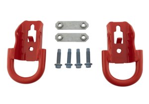 Ford F-150 Tow Hooks - Front - Ford Racing - Ford Performance - Red - `15-`25 Ford F-150 Tow Hooks - Front - Ford Racing - Ford Performance - Red - `15-`25